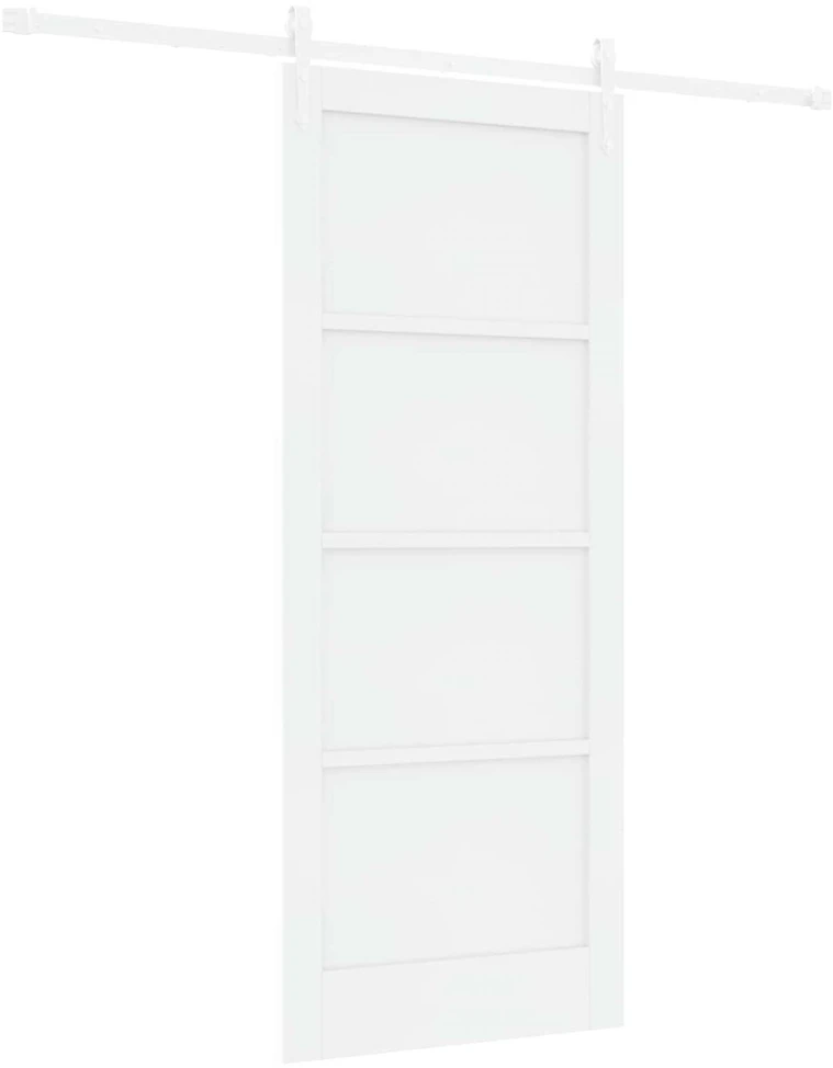 Slankios durys ORKDAL 83 x 202 cm Pušies medienos masyvas Balta