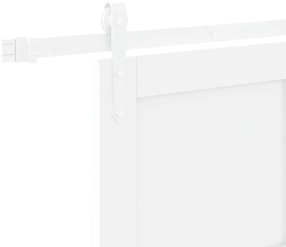 Slankios durys ORKDAL 83 x 202 cm Pušies medienos masyvas Balta