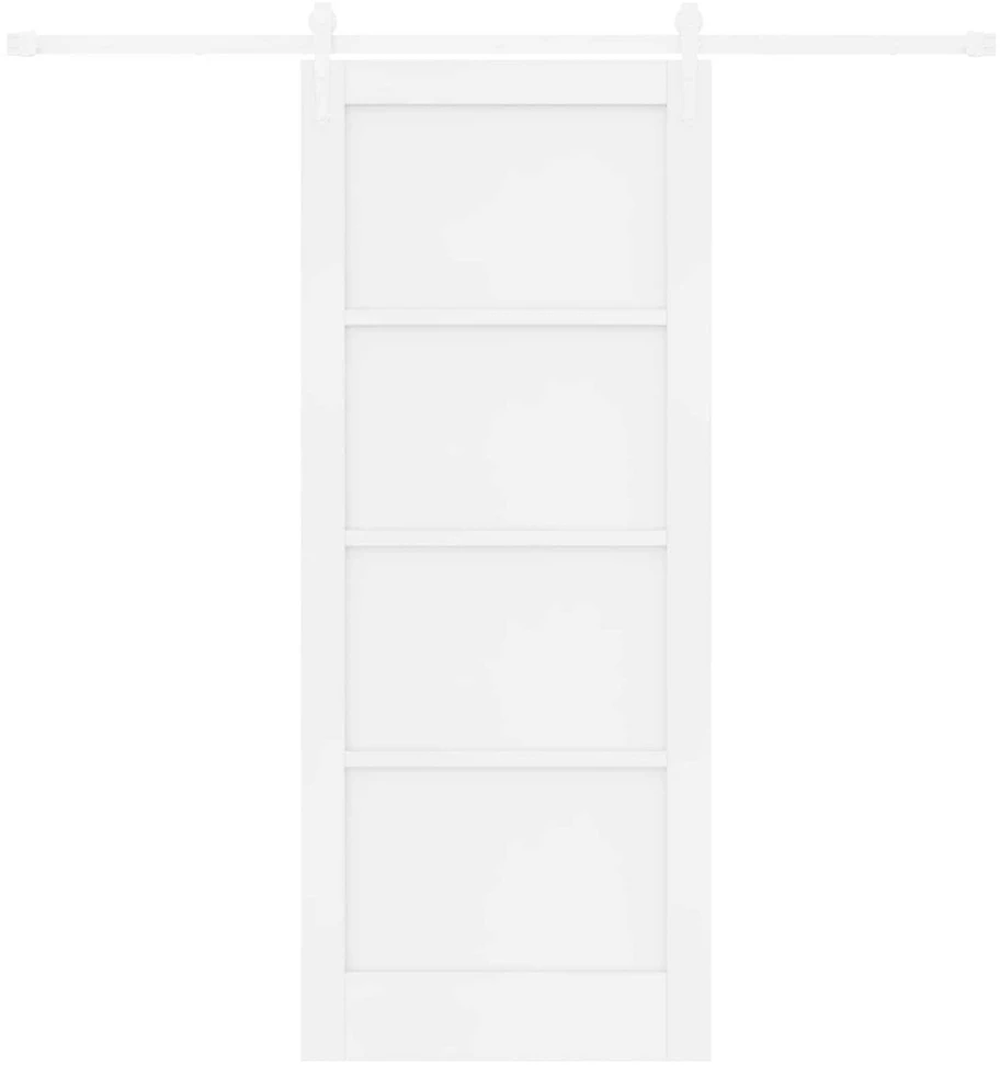 Slankios durys ORKDAL 83 x 202 cm Pušies medienos masyvas Balta