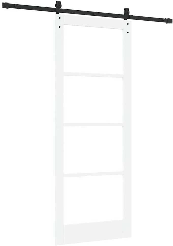 Slankios durys ORKDAL Balta ir juoda 83 x 211 cm