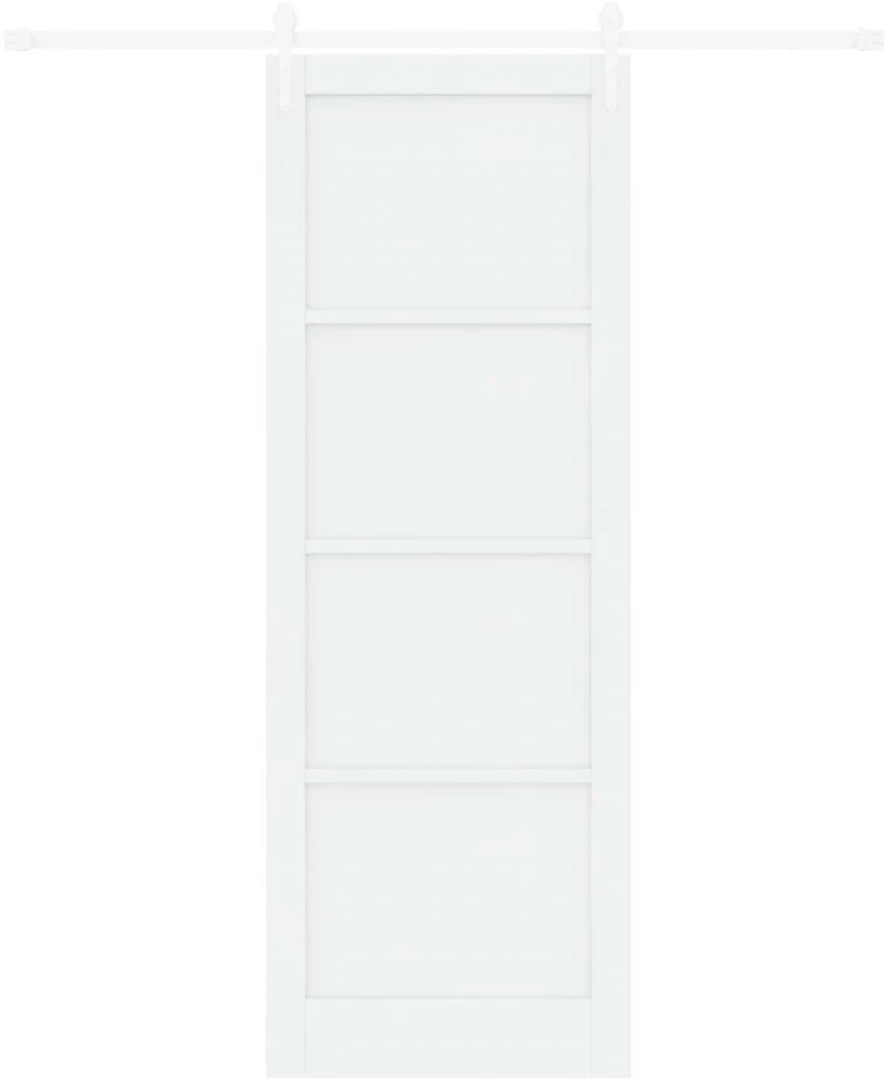Slankios durys ORKDAL 83 x 232 cm Pušies medienos masyvas Balta