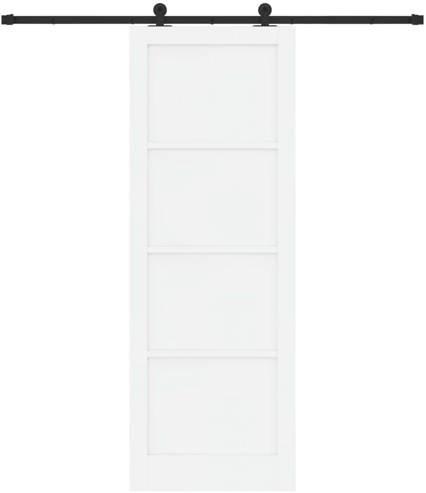 Slankios durys ORKDAL 83 x 232 cm Pušies medienos masyvas Balta