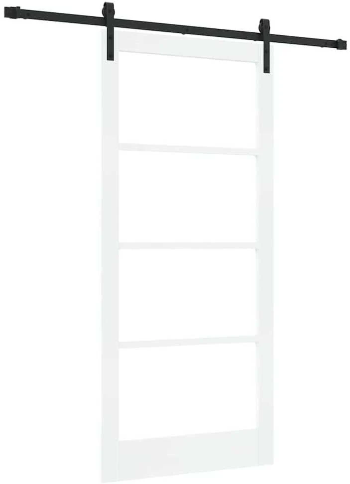 Slankios durys ORKDAL Balta ir juoda 93 x 202 cm