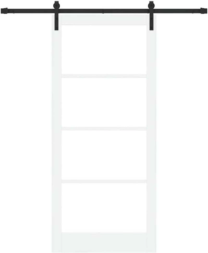 Slankios durys ORKDAL Balta ir juoda 93 x 211 cm