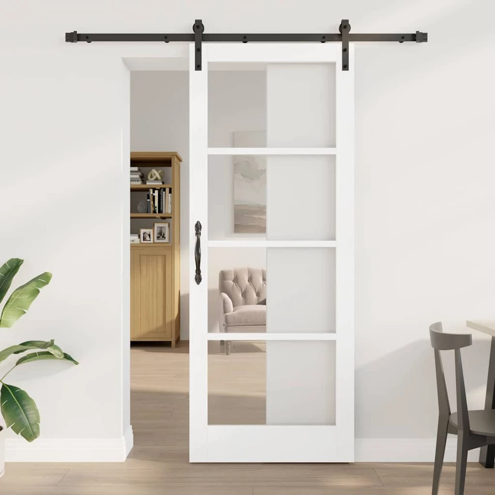 Slankios durys ORKDAL Balta ir juoda 83 x 211 cm