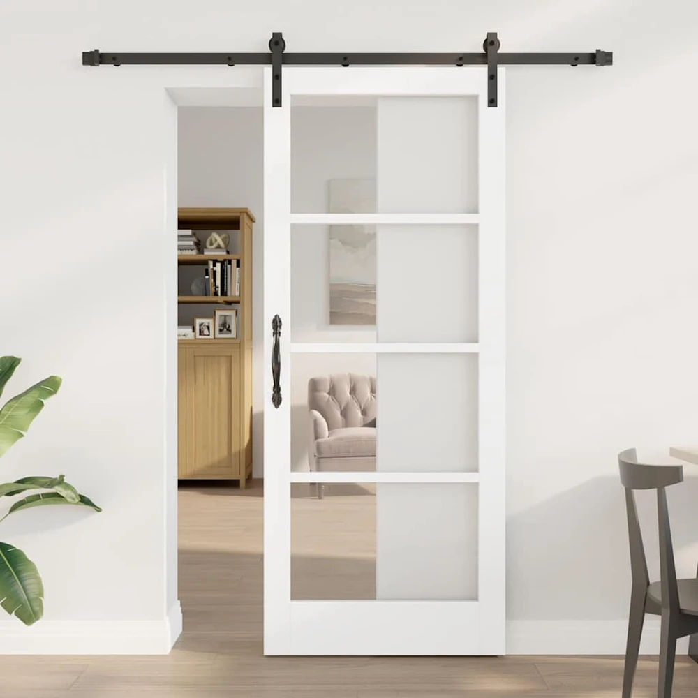 Slankios durys ORKDAL Balta ir juoda 83 x 202 cm