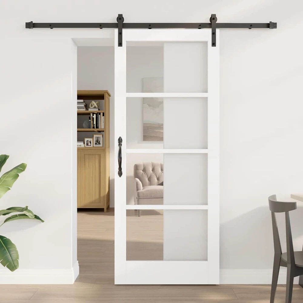 Slankios durys ORKDAL Balta ir juoda 83 x 202 cm
