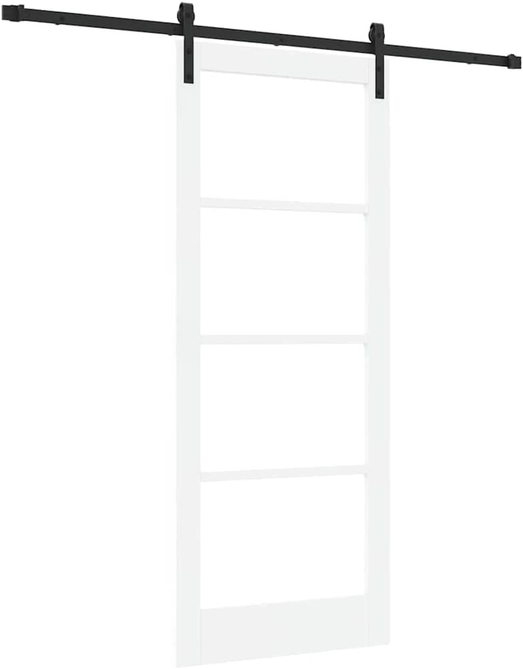 Slankios durys ORKDAL Balta ir juoda 83 x 202 cm