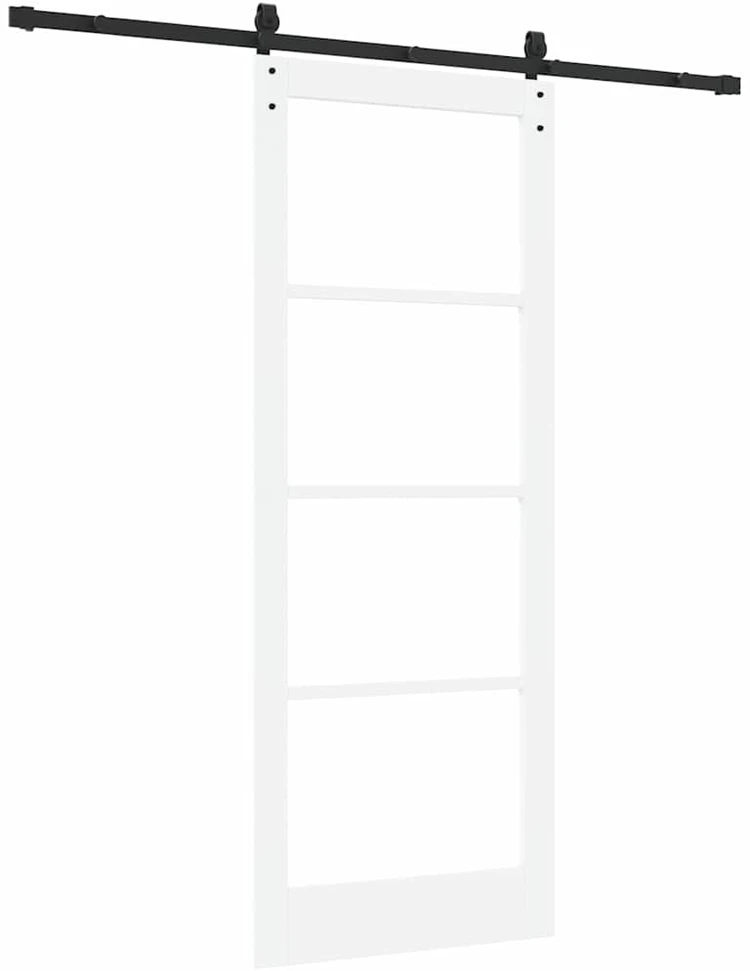 Slankios durys ORKDAL Balta ir juoda 83 x 211 cm