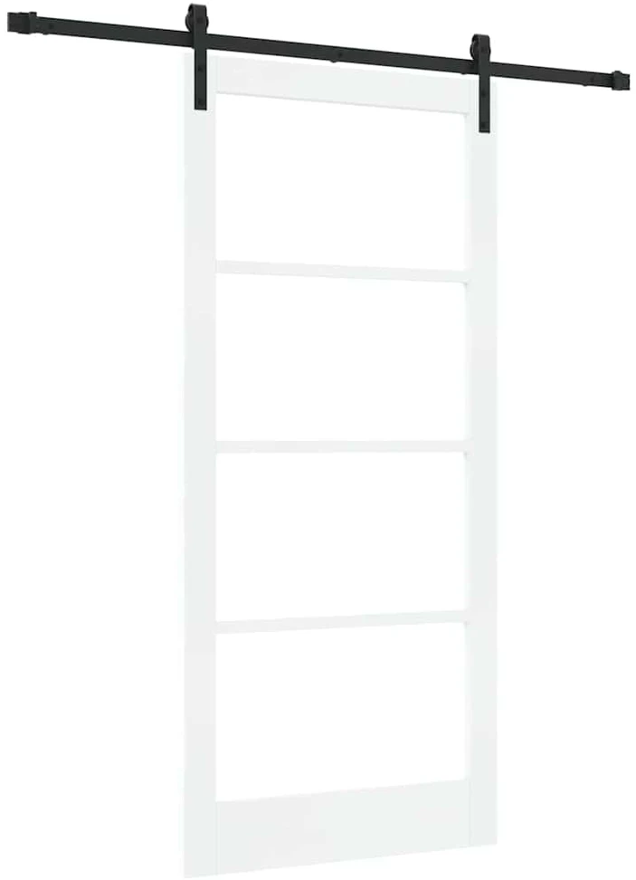 Slankios durys ORKDAL Balta ir juoda 93 x 202 cm