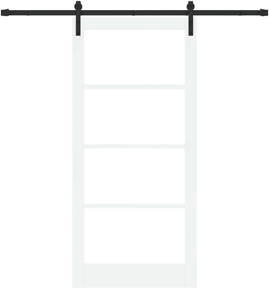 Slankios durys ORKDAL Balta ir juoda 93 x 202 cm