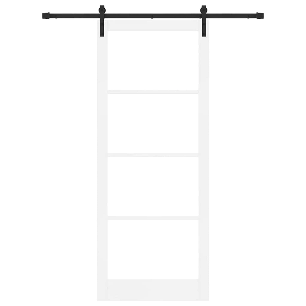 Slankios durys ORKDAL Balta ir juoda 93 x 232 cm