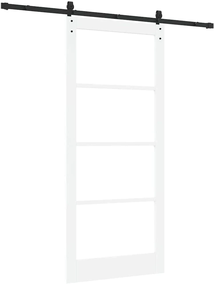 Slankios durys ORKDAL Balta ir juoda 93 x 211 cm