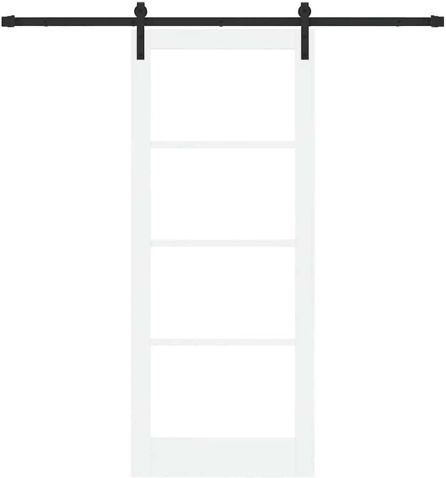 Slankios durys ORKDAL Balta ir juoda 83 x 202 cm