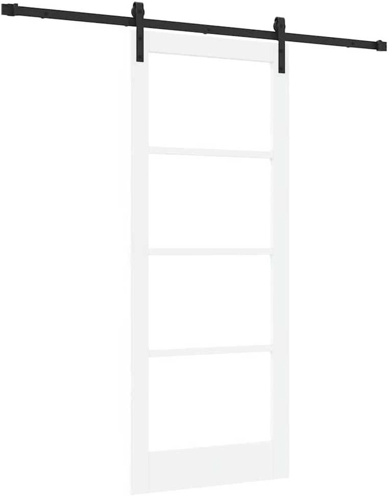 Slankios durys ORKDAL Balta ir juoda 83 x 202 cm