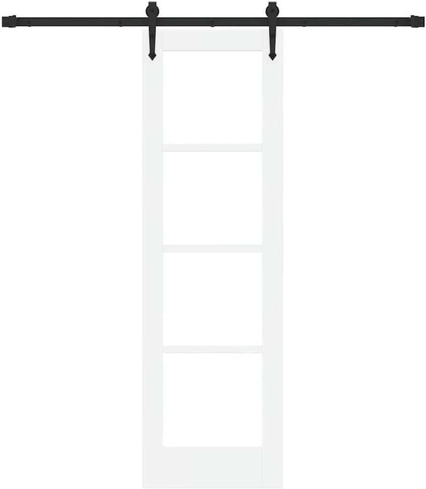 Slankios durys 61 x 198,5 cm Tvirtos pušies mediena ir stiklas