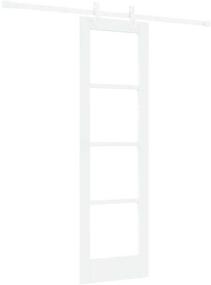 Slankios durys 61 x 198,5 cm Tvirtos pušies mediena ir stiklas
