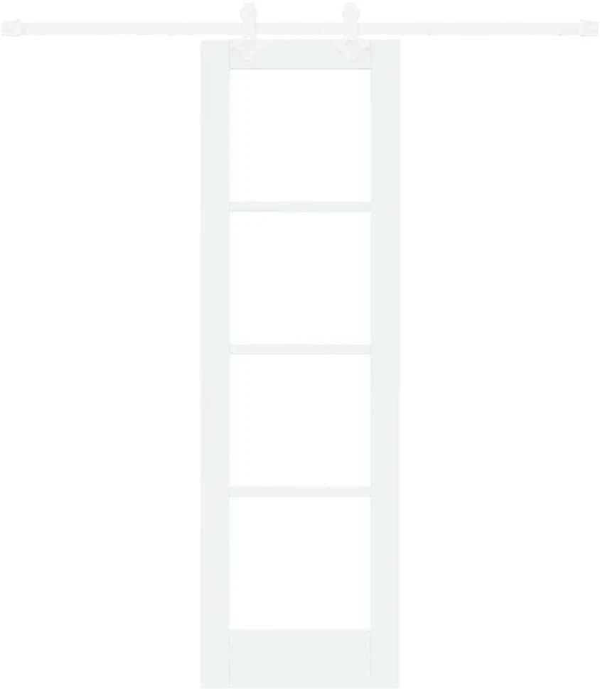 Slankios durys 61 x 198,5 cm Tvirtos pušies mediena ir stiklas