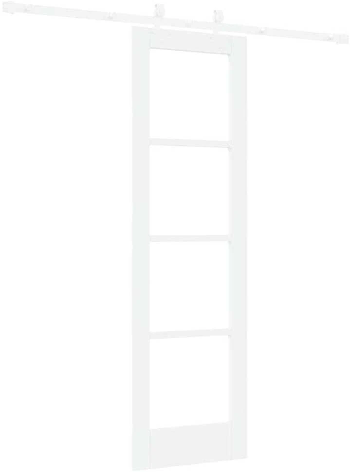 Slankios durys 61 x 198,5 cm Tvirtos pušies mediena ir stiklas