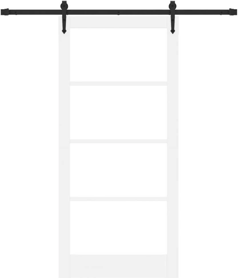Slankios durys 93 x 202 cm Tvirtos pušies mediena ir stiklas