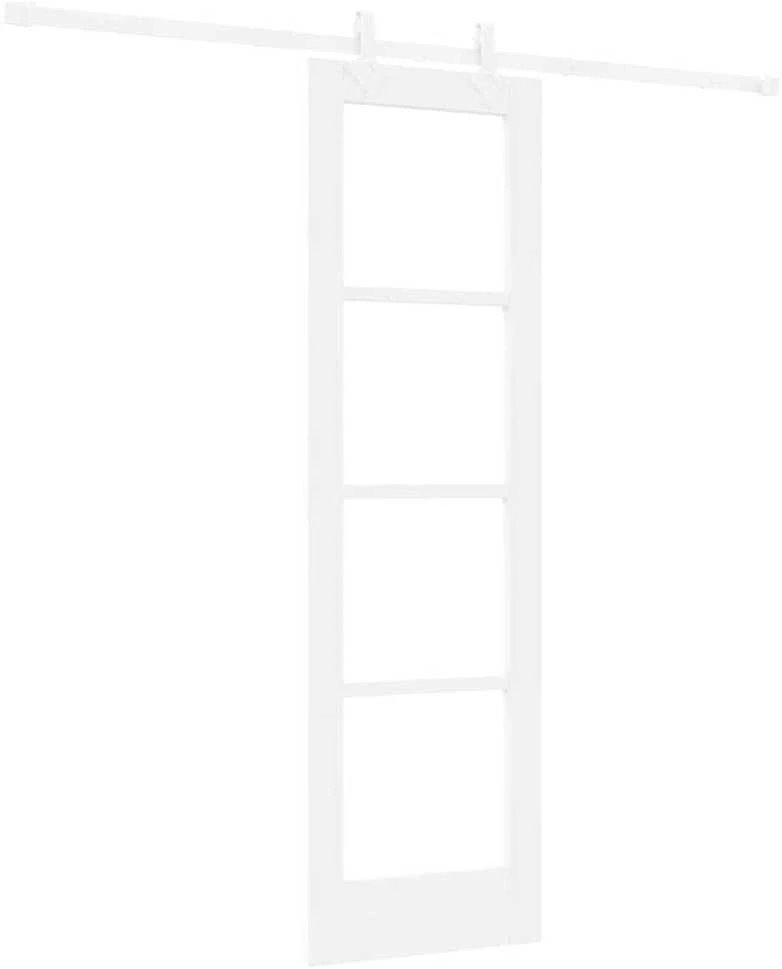 Slankios durys 61 x 198,5 cm Tvirtos pušies mediena ir stiklas