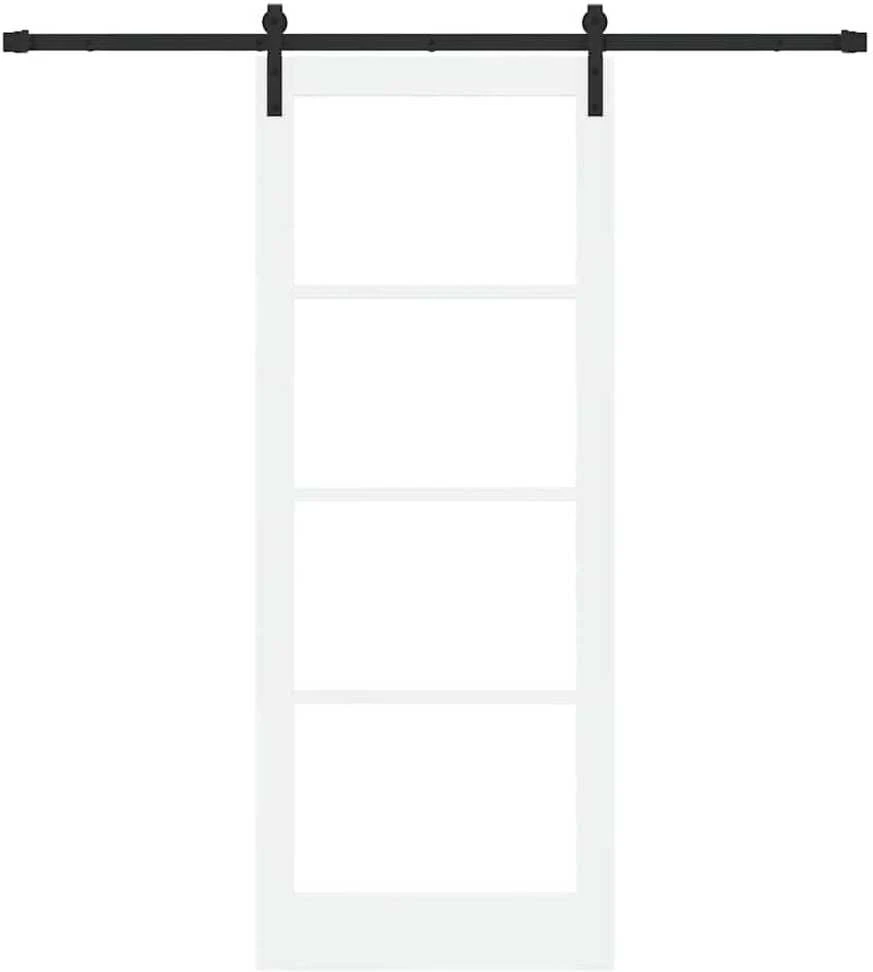 Slankios durys ORKDAL Balta ir juoda 83 x 211 cm