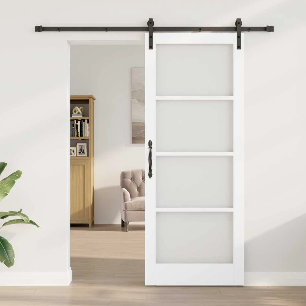 Slankios durys ORKDAL Balta ir juoda 83 x 211 cm