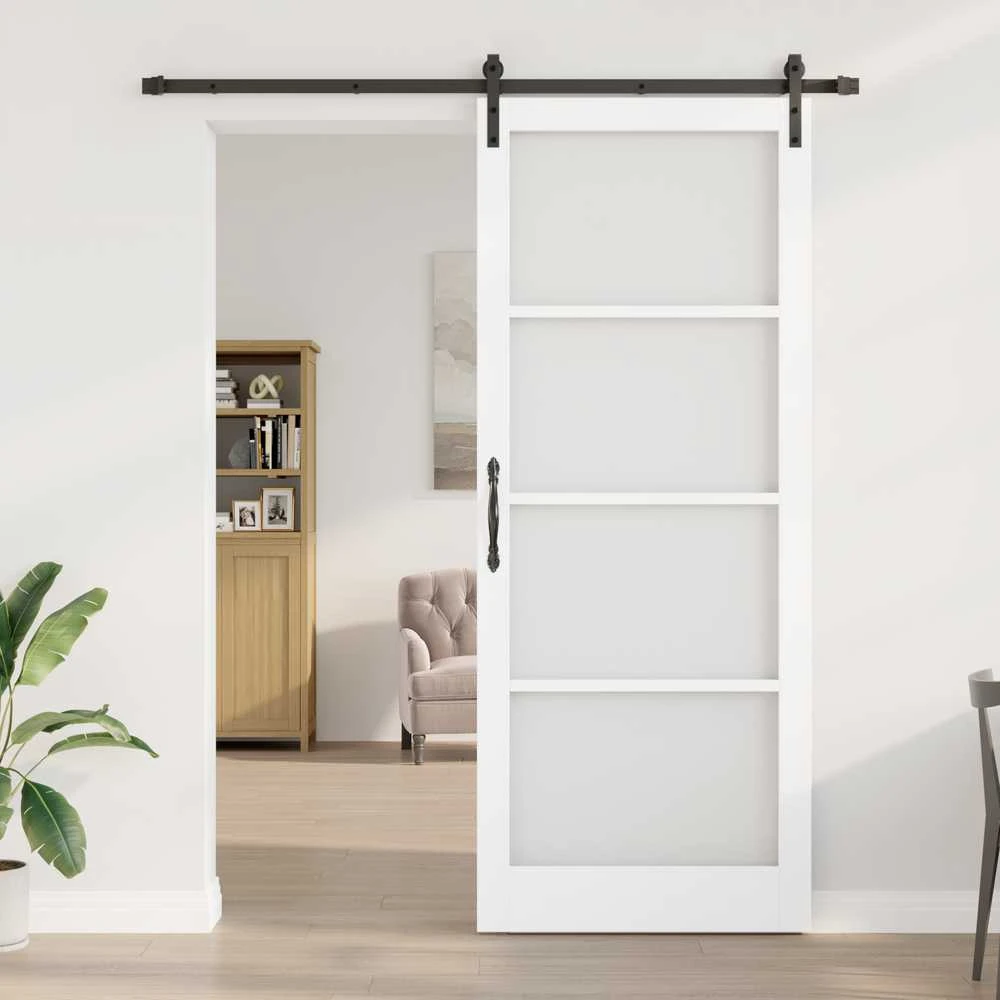Slankios durys ORKDAL Balta ir juoda 93 x 232 cm