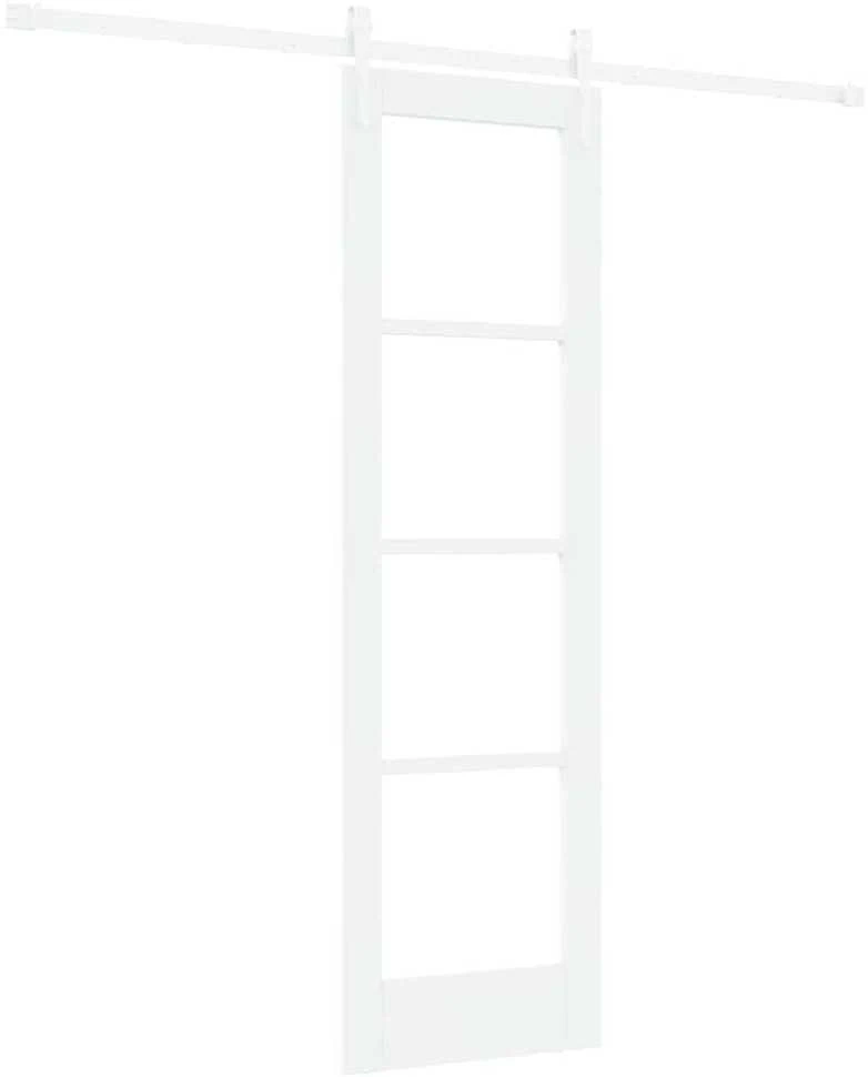 Slankios durys 61 x 198,5 cm Tvirtos pušies mediena ir stiklas