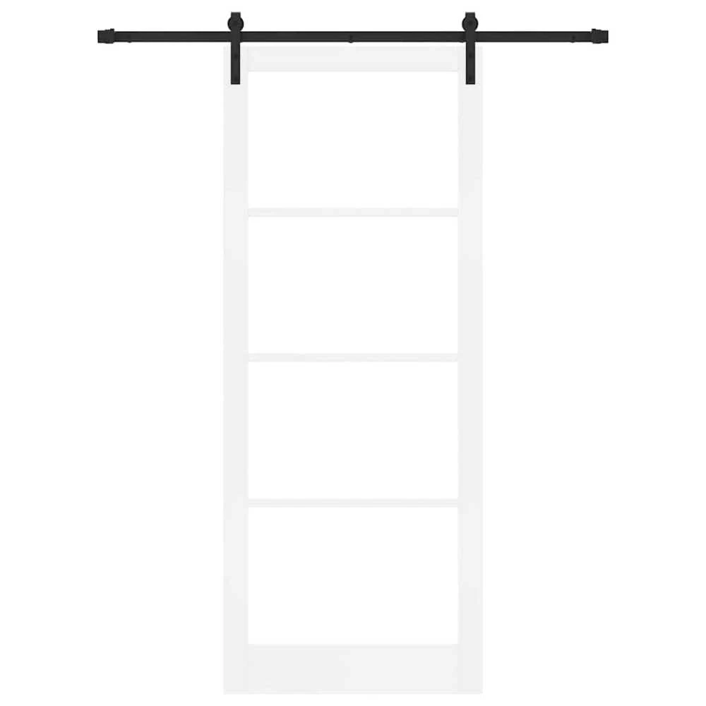 Slankios durys ORKDAL Balta ir juoda 93 x 232 cm