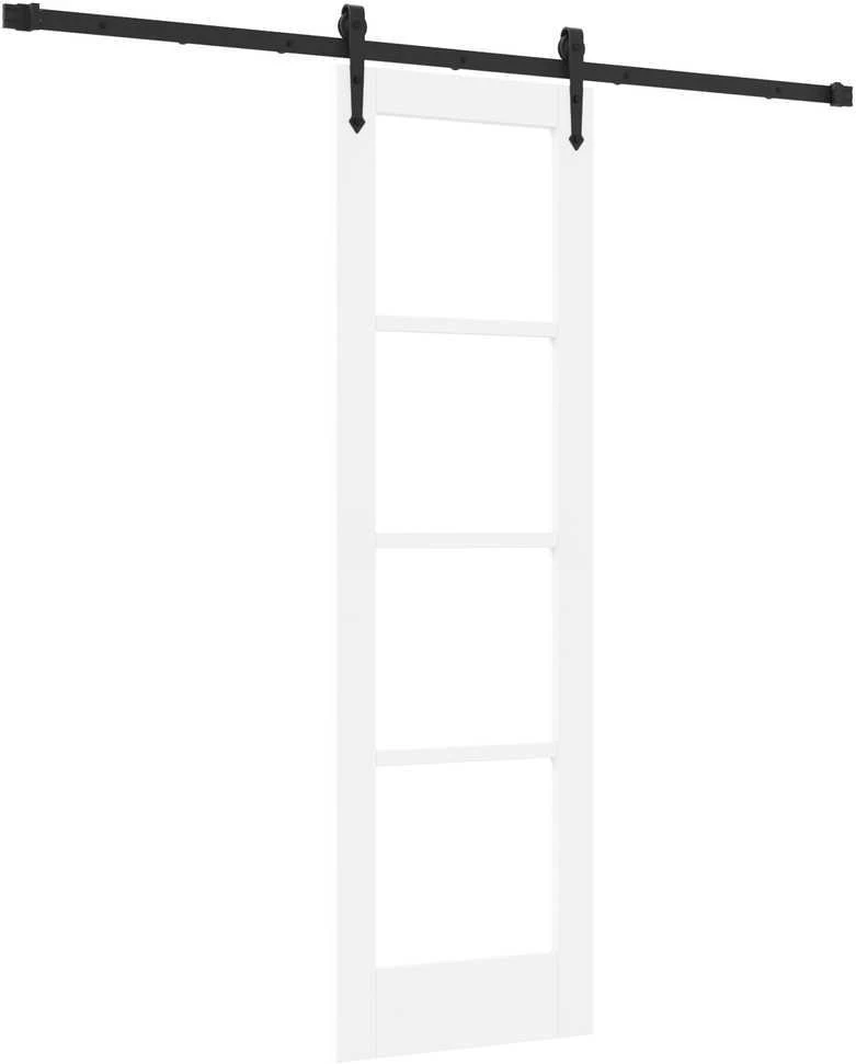 Slankios durys 61 x 198,5 cm Tvirtos pušies mediena ir stiklas