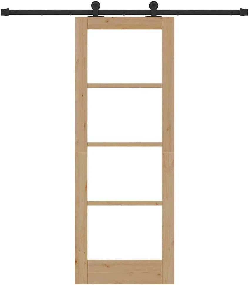 Slankios durys ORKDAL 73,5 x 198,5 cm Natūrali ir juoda