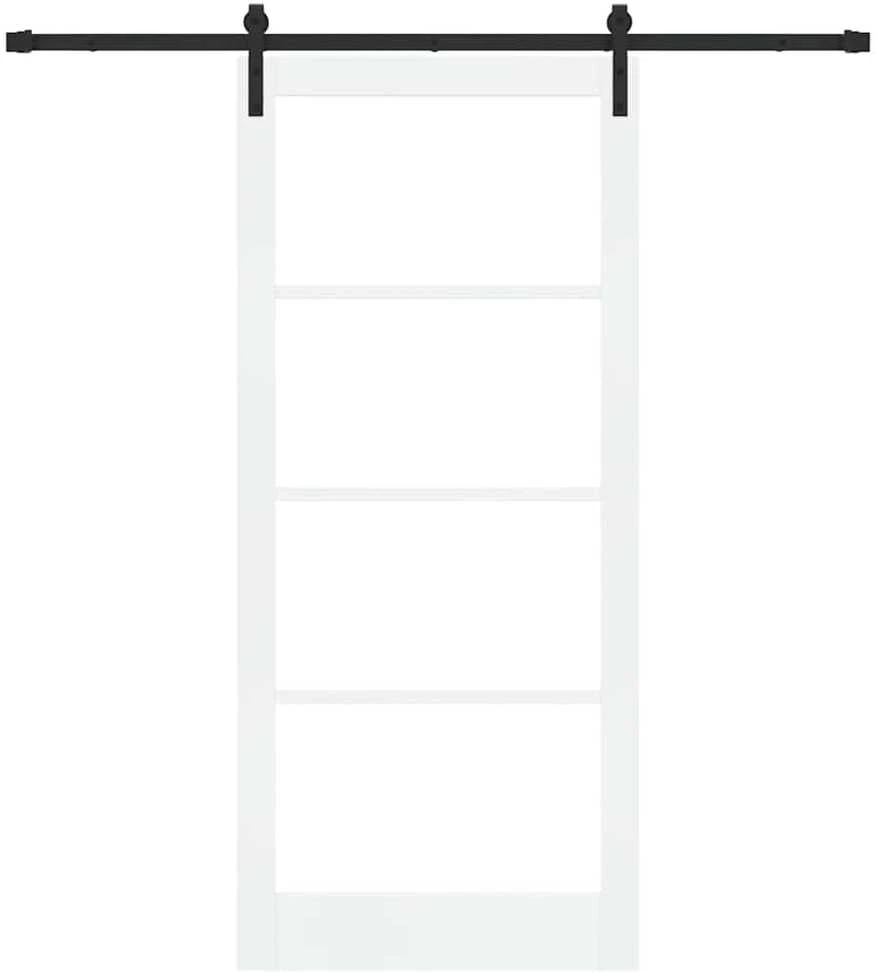 Slankios durys ORKDAL Balta ir juoda 93 x 211 cm