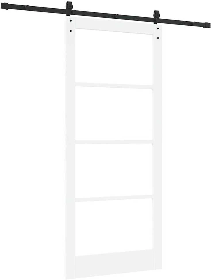 Slankios durys ORKDAL Balta ir juoda 93 x 211 cm