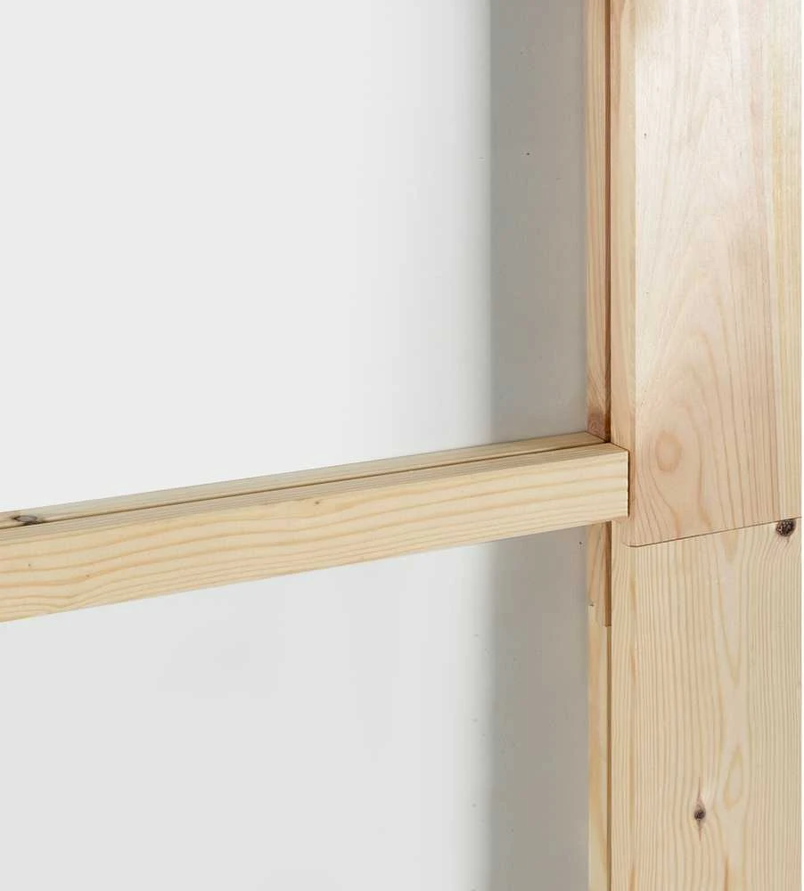 Slankios durys ORKDAL Natūrali ir juoda 93 x 202 cm