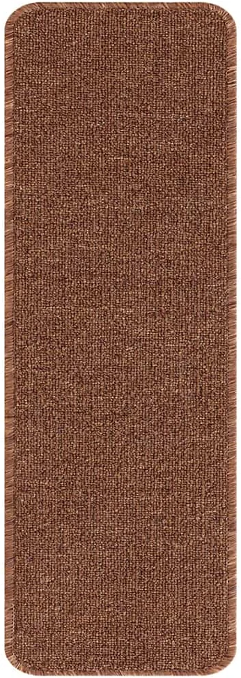 Slydimui atsparūs laiptų kilimėliai 15 vnt. 60 x 25 cm Geltona