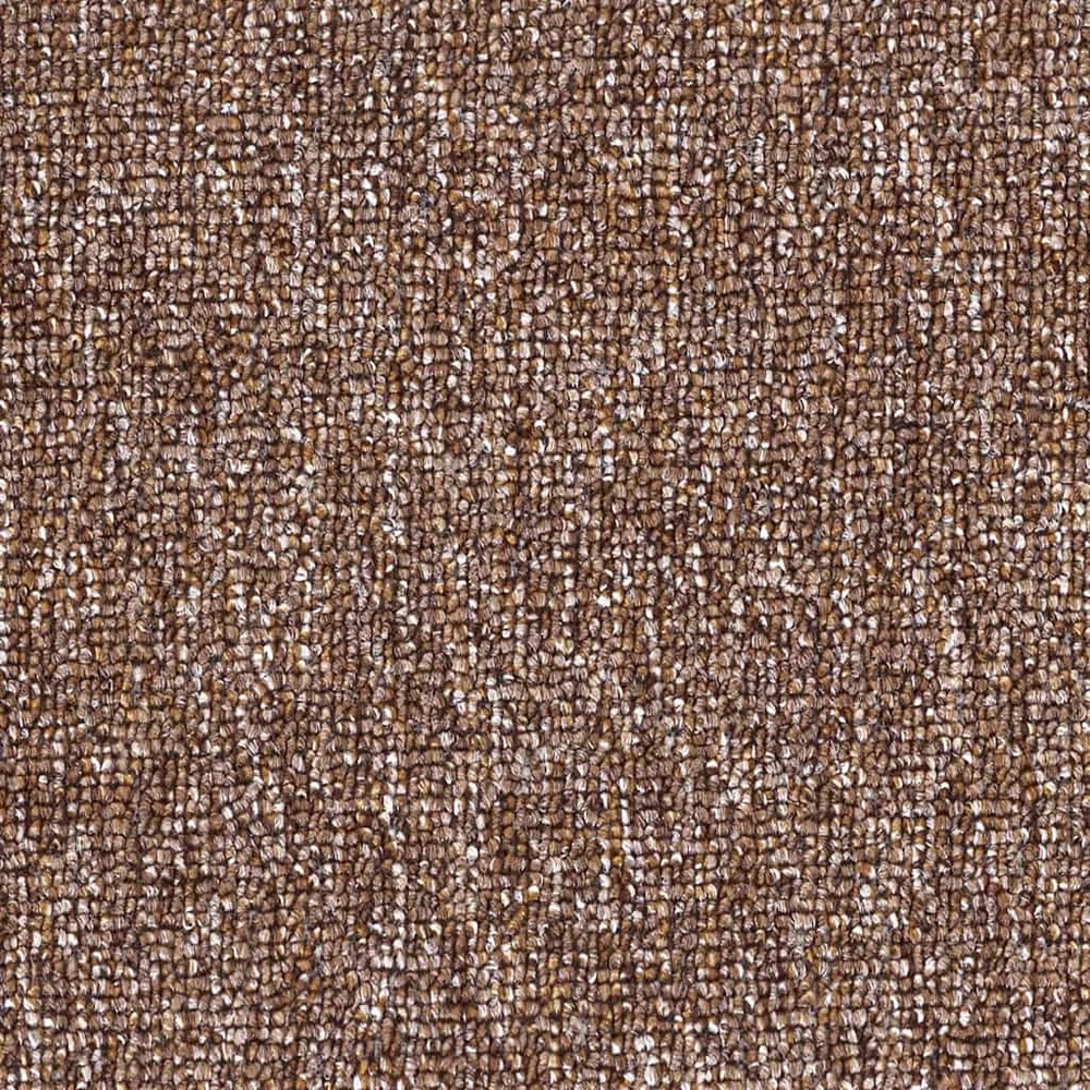 Slydimui atsparūs laiptų kilimėliai 15 vnt. 75 x 20 cm Ruda PP