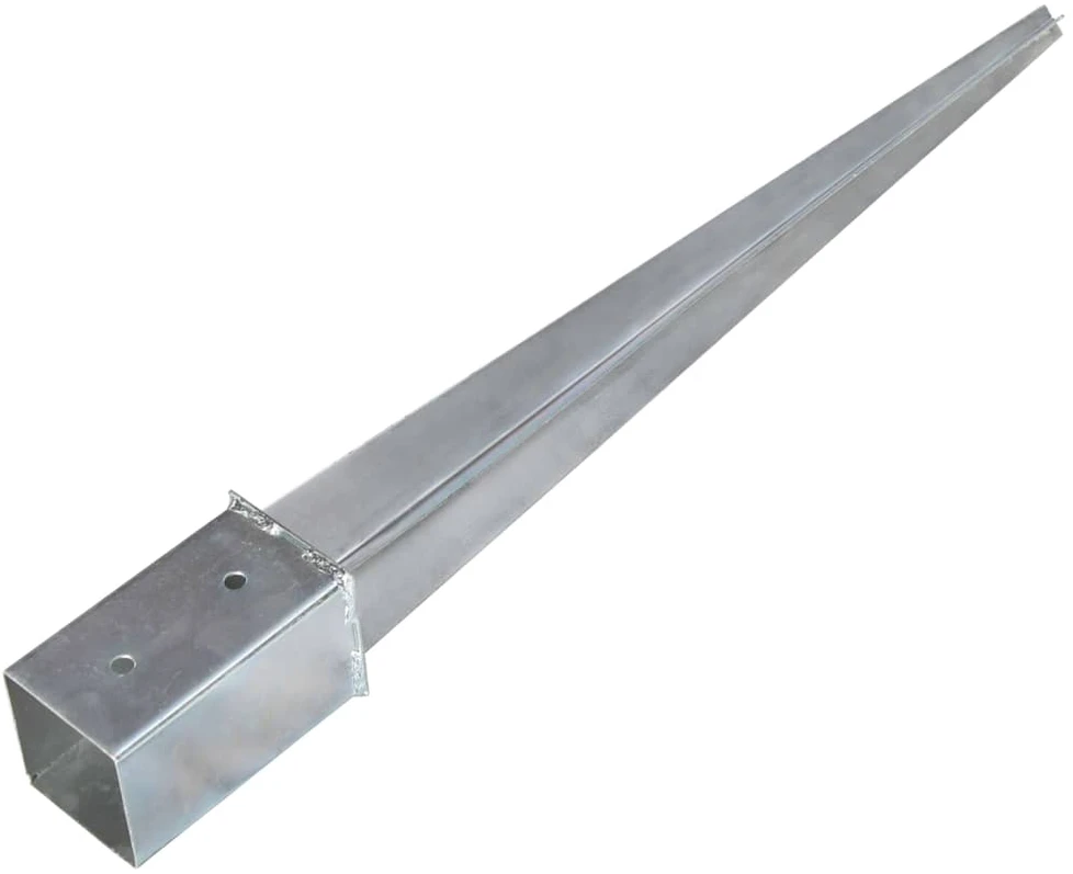 Smeigiami kuoliukai, 12vnt., sidabriniai, 8x8x76cm, plienas