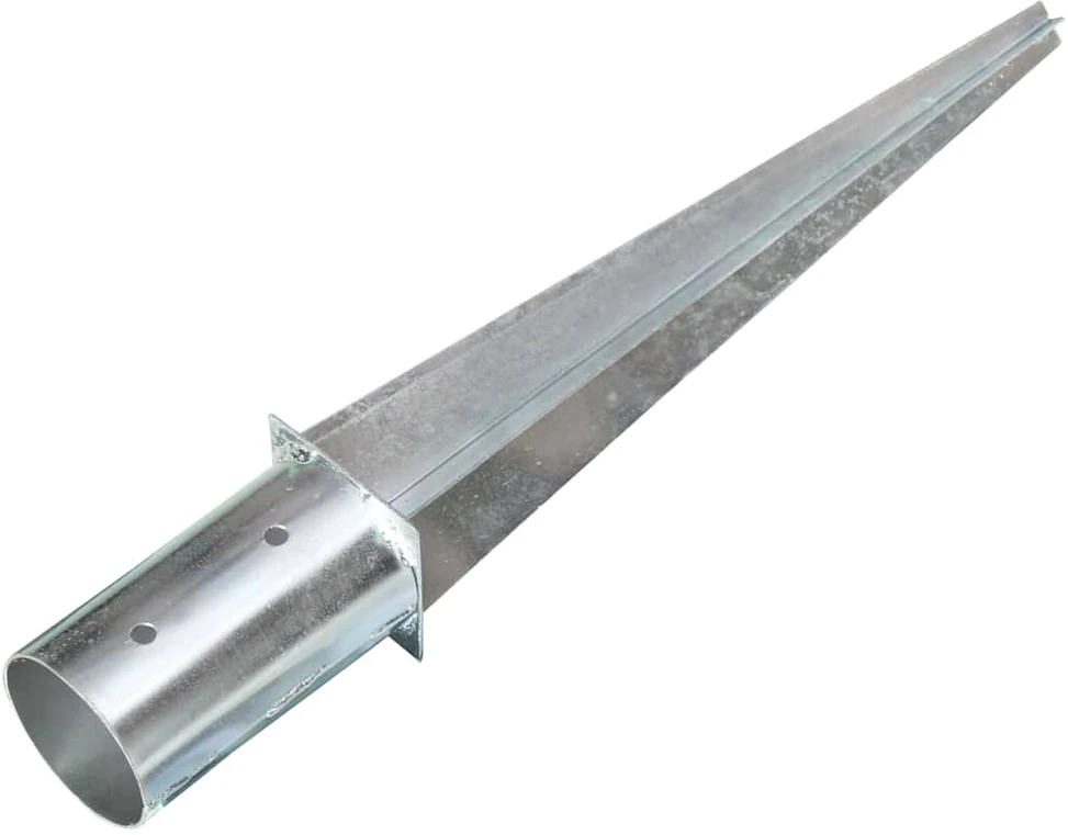Smeigiami kuoliukai, 2vnt., sidabriniai, 8x61cm, plienas