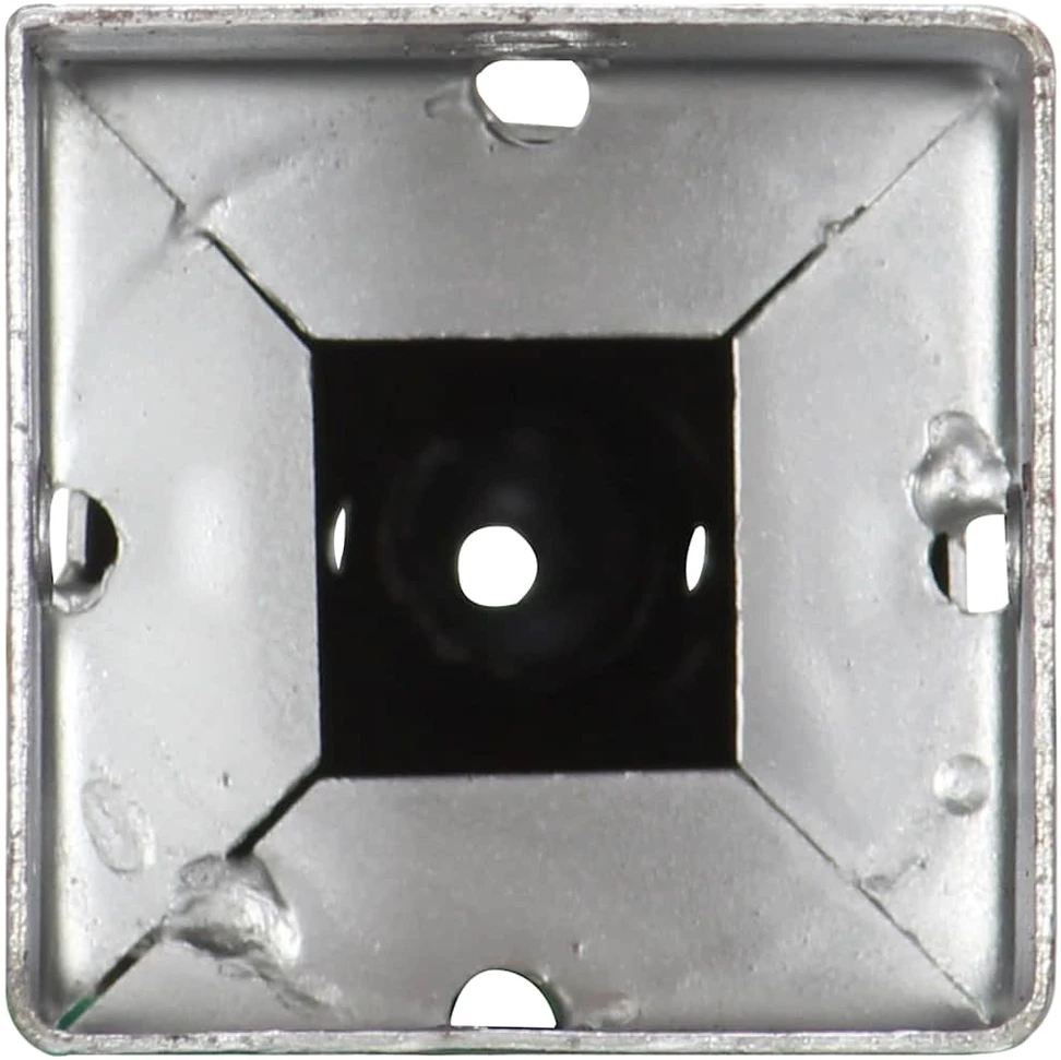 Smeigiami kuoliukai, 2vnt., sidabriniai, 10x10x57cm, plienas