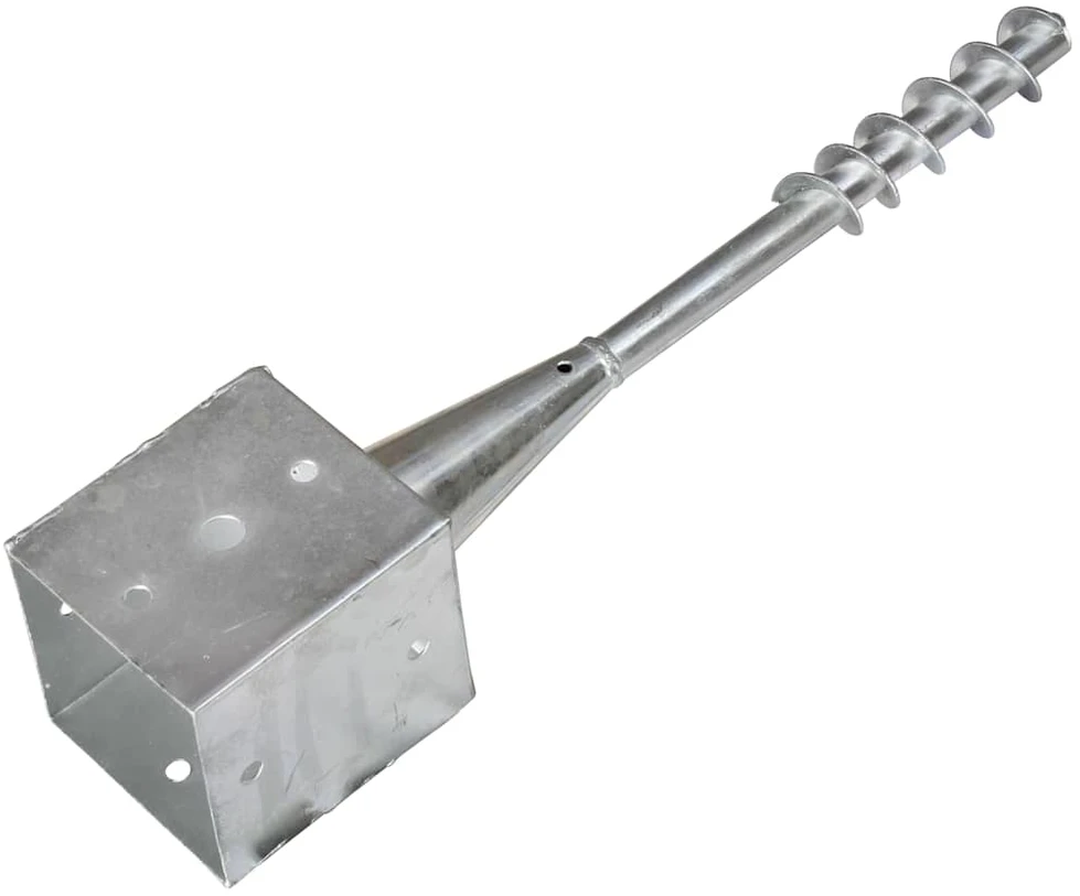 Smeigiami kuoliukai, 6vnt., sidabriniai, 12x12x56cm, plienas