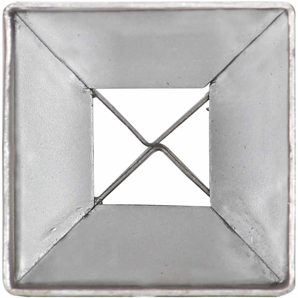 Smeigiami kuoliukai, 6vnt., sidabriniai, 7x7x75cm, plienas