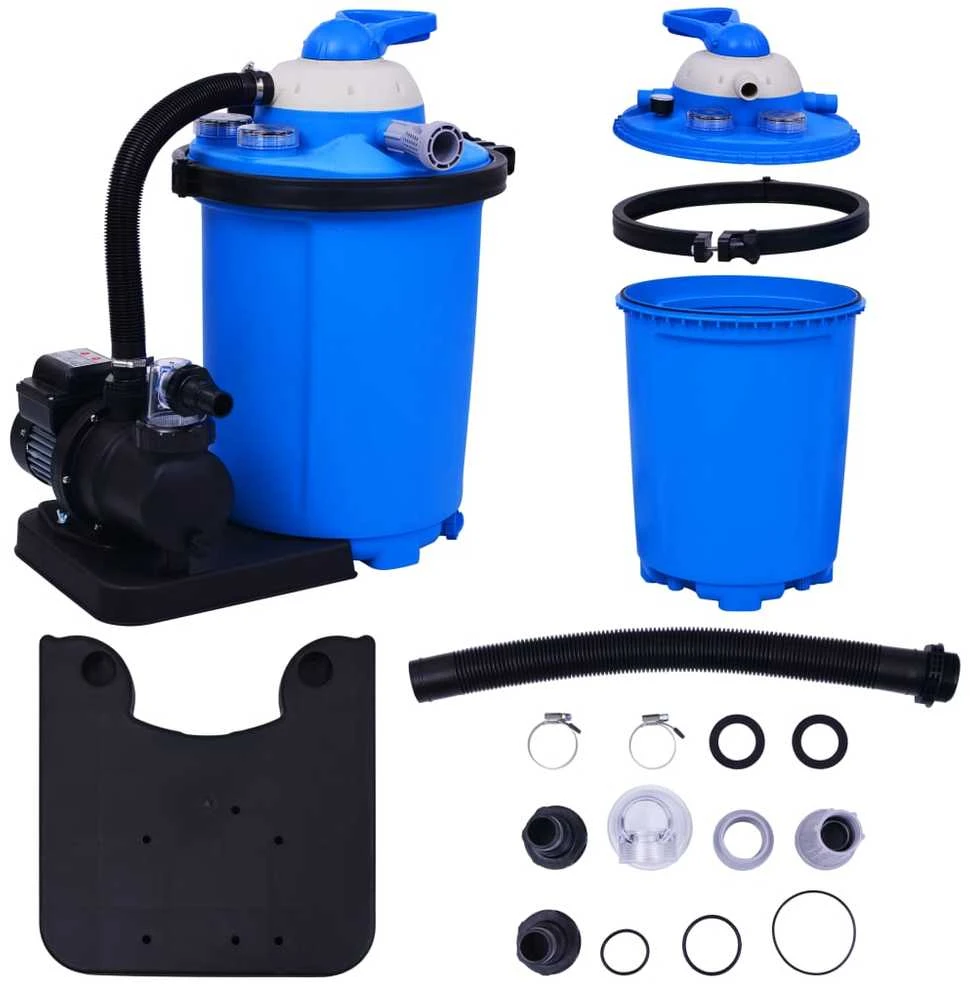 Smėlio filtras su siurbliu ir laikmačiu, 550W, 50l
