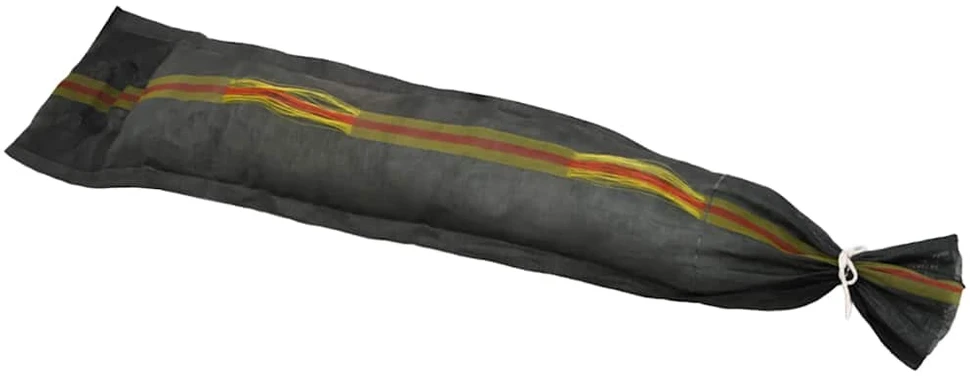 Smėlio maišai, 10vnt., tamsiai žali, 103x25cm, HDPE