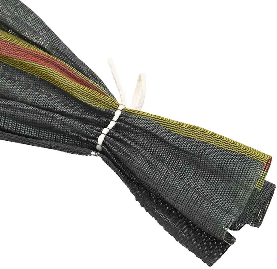 Smėlio maišai, 10vnt., tamsiai žali, 103x25cm, HDPE