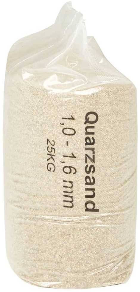 Smėlis filtrui, 25kg, 1,0–1,6mm