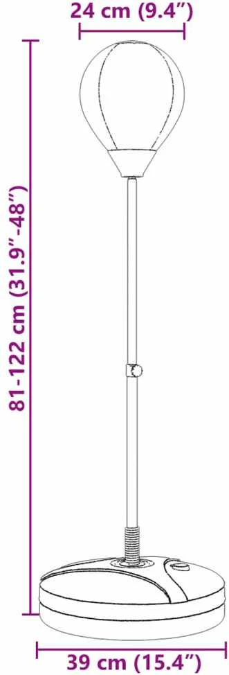 Smūgiavimo kamuoliukų rinkinys su pirštinėmis/pompa, 81-122cm