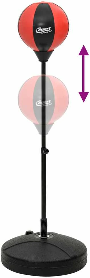 Smūgiavimo kamuoliukų rinkinys su pirštinėmis/pompa, 81-122cm