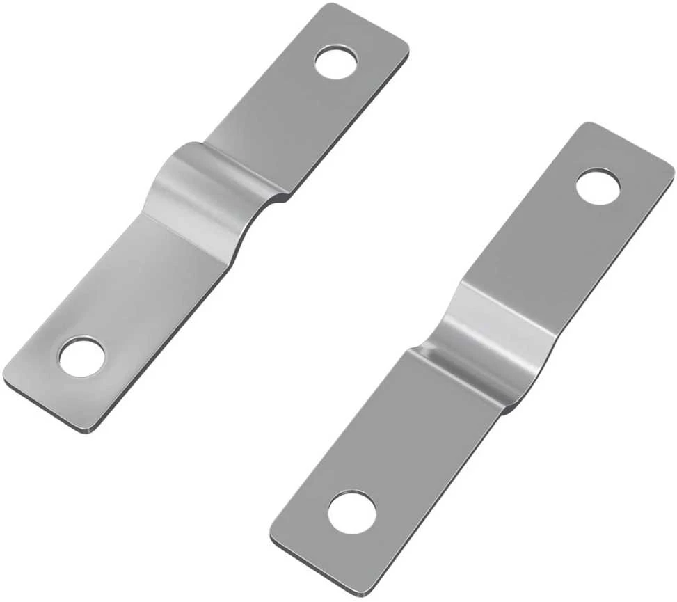 Smūgio įdėklas 2 vnt. Sidabro 50 x 10 x 1,2 mm Geležis