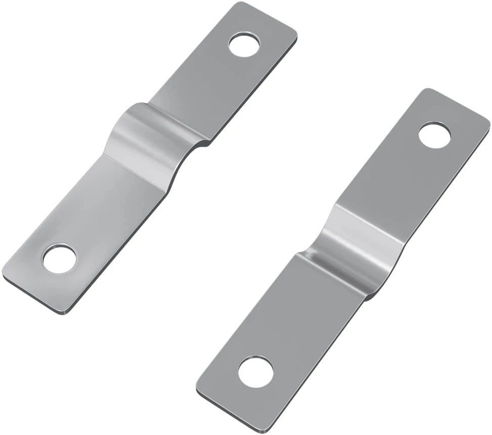 Smūgio įdėklas 2 vnt. Sidabro 50 x 10 x 1,2 mm Geležis
